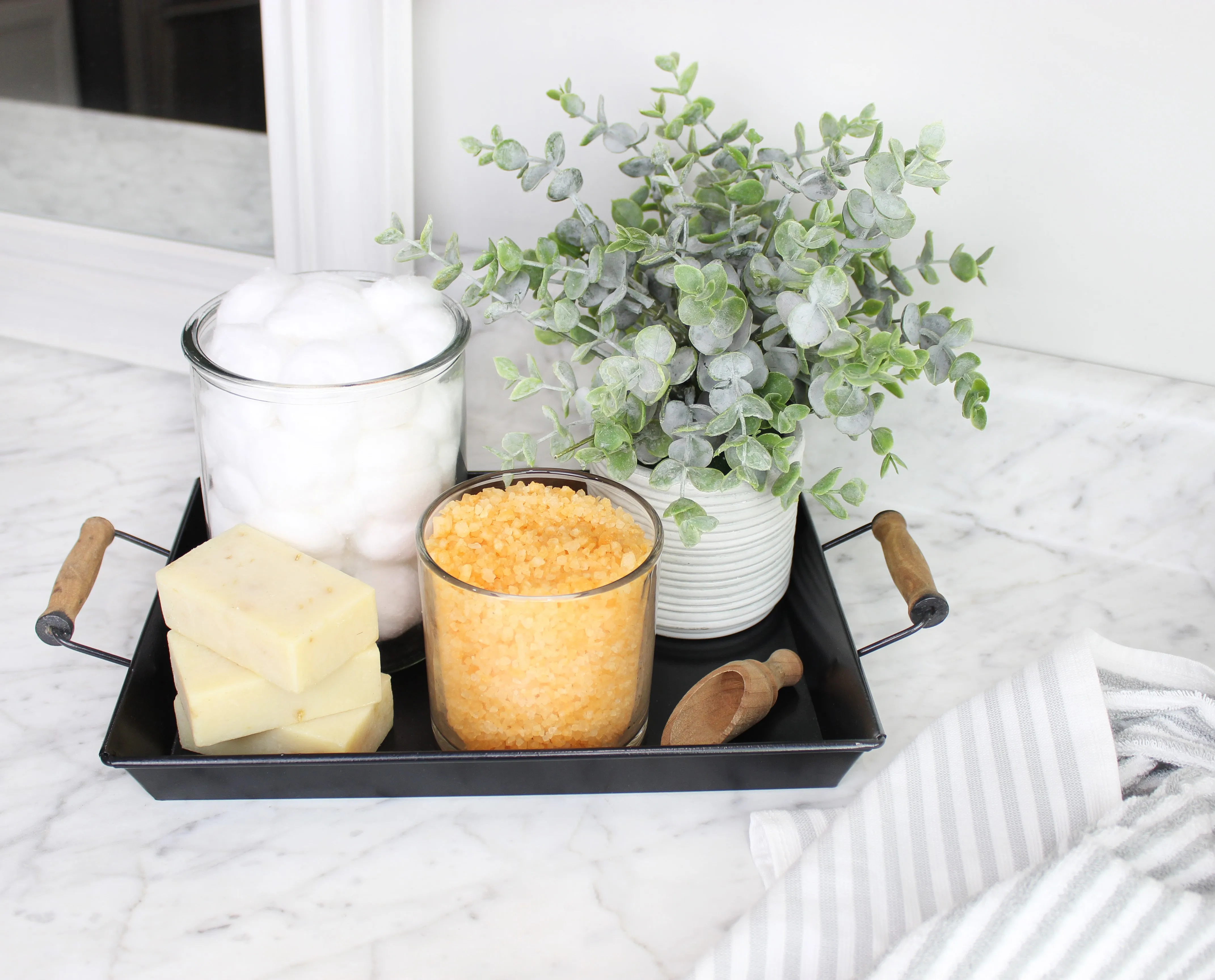 Rustic Metal Trays (Set of 2, Small & Medium)