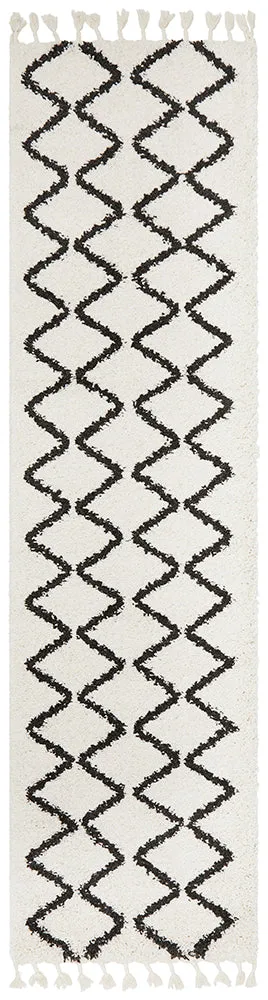 Saffron 11 White Rug