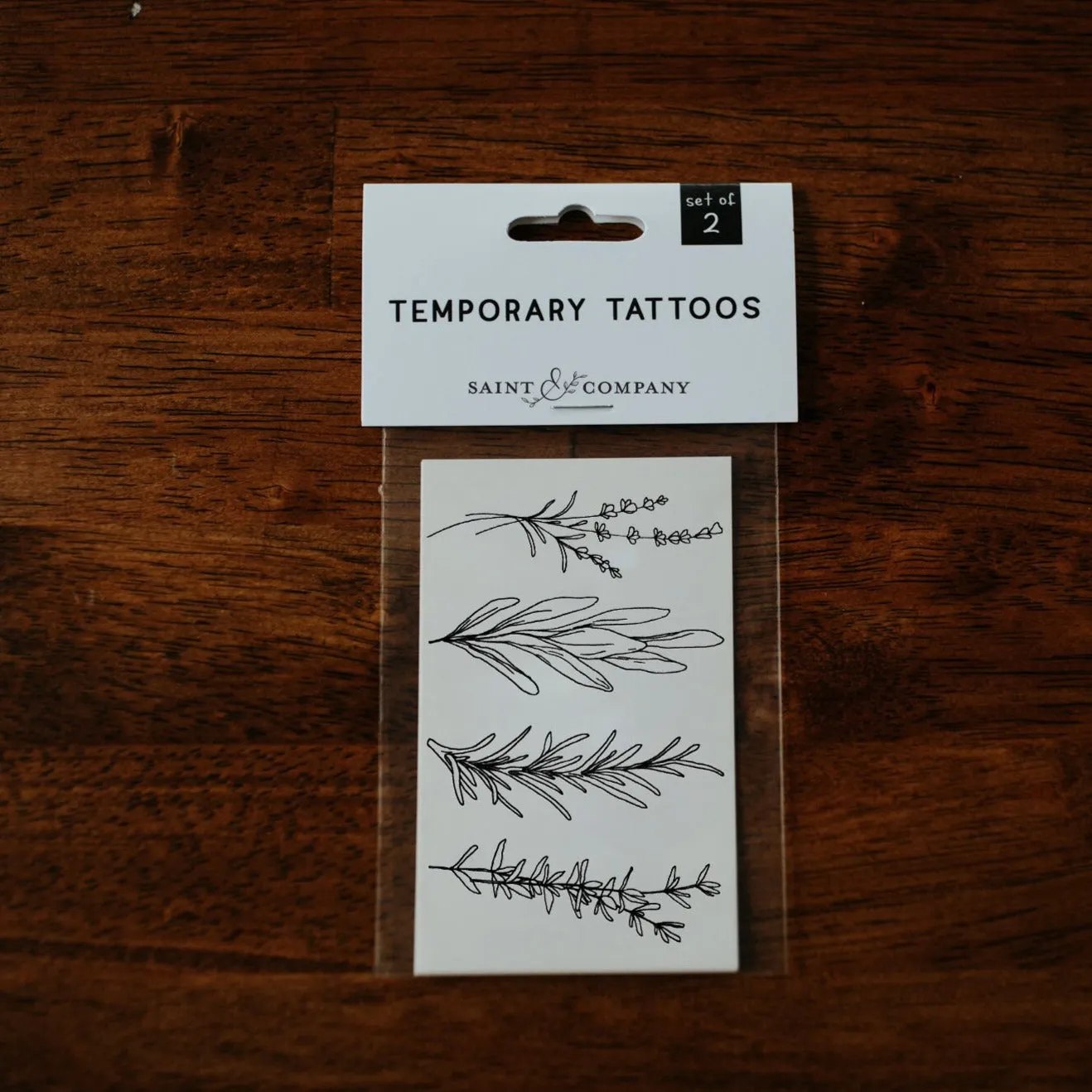 Saint & Company Temporary Tattoos