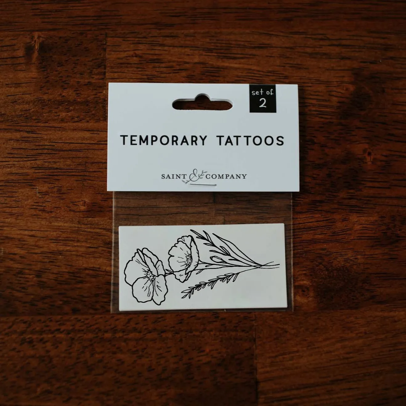 Saint & Company Temporary Tattoos