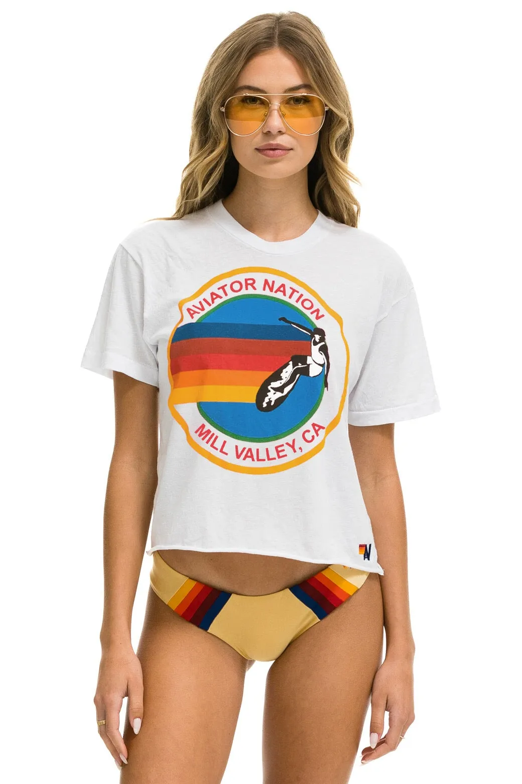 SIGNATURE MILL VALLEY BOYFRIEND TEE - WHITE