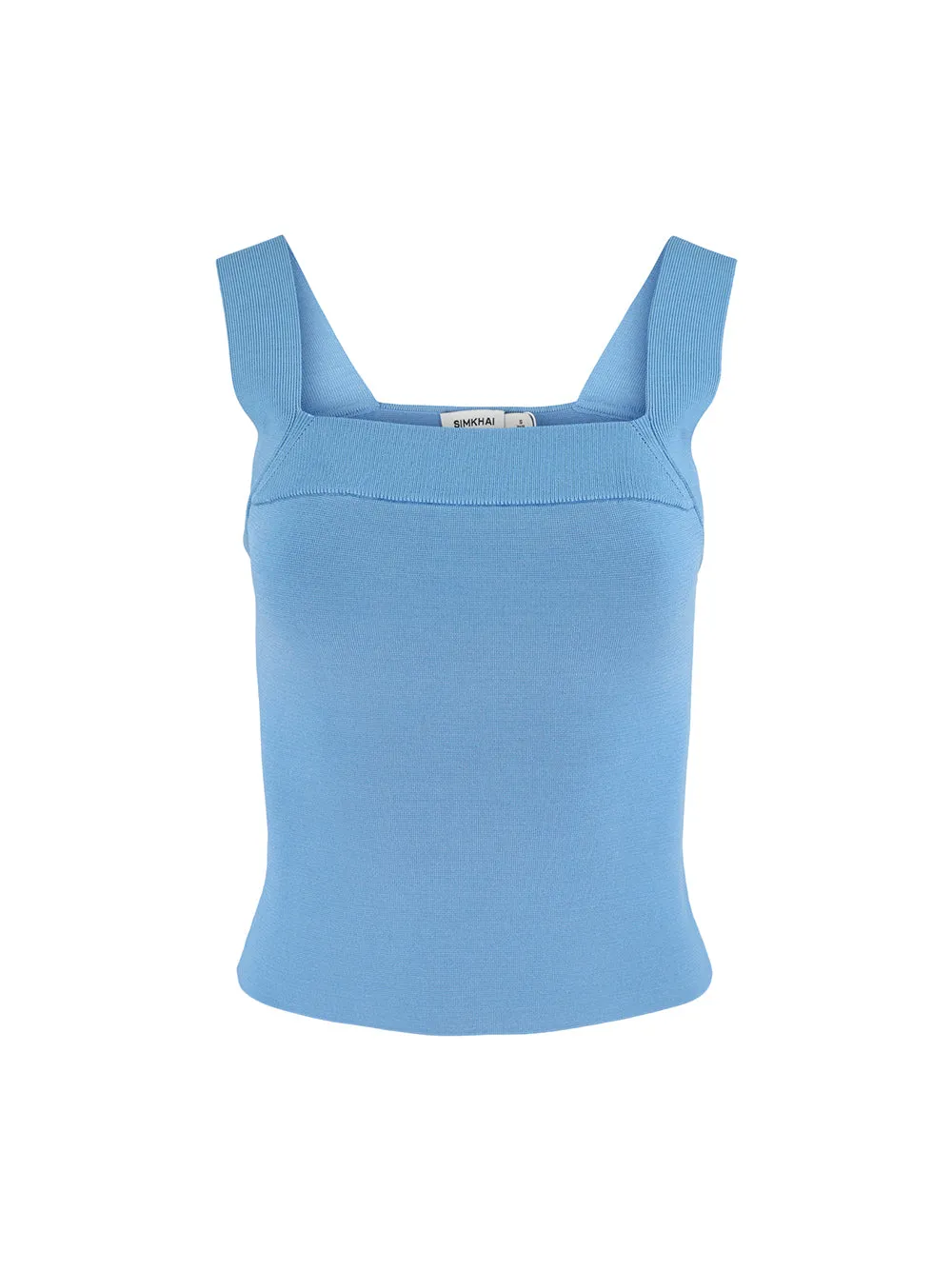 Simkhai Madine Tank Top in Blue Hydrangea