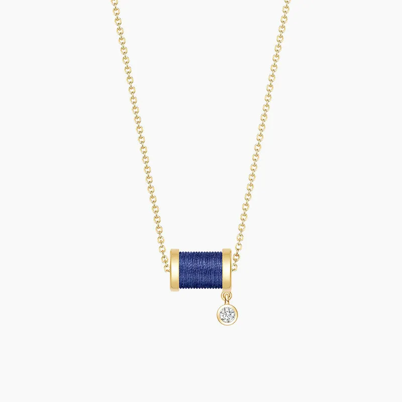 Sleeping Castle Aurora Thread Spindle Necklace