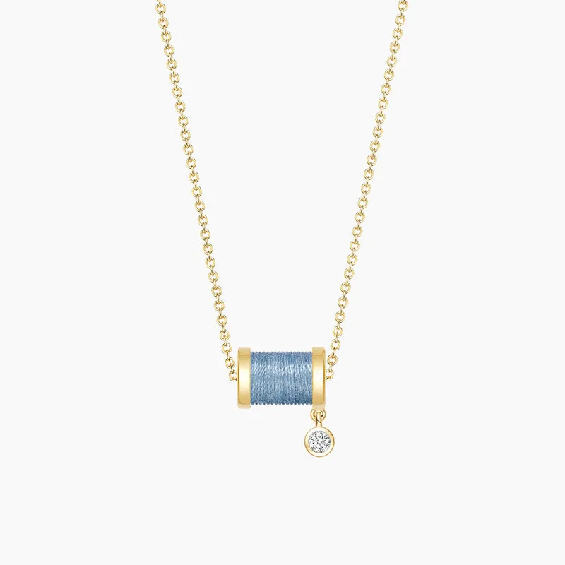 Sleeping Castle Aurora Thread Spindle Necklace