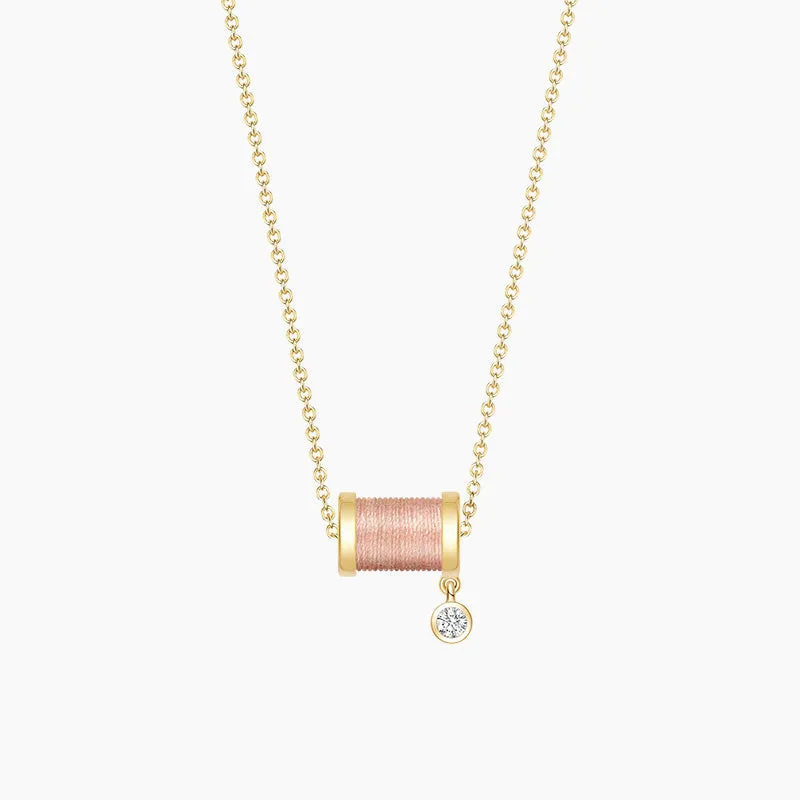 Sleeping Castle Aurora Thread Spindle Necklace