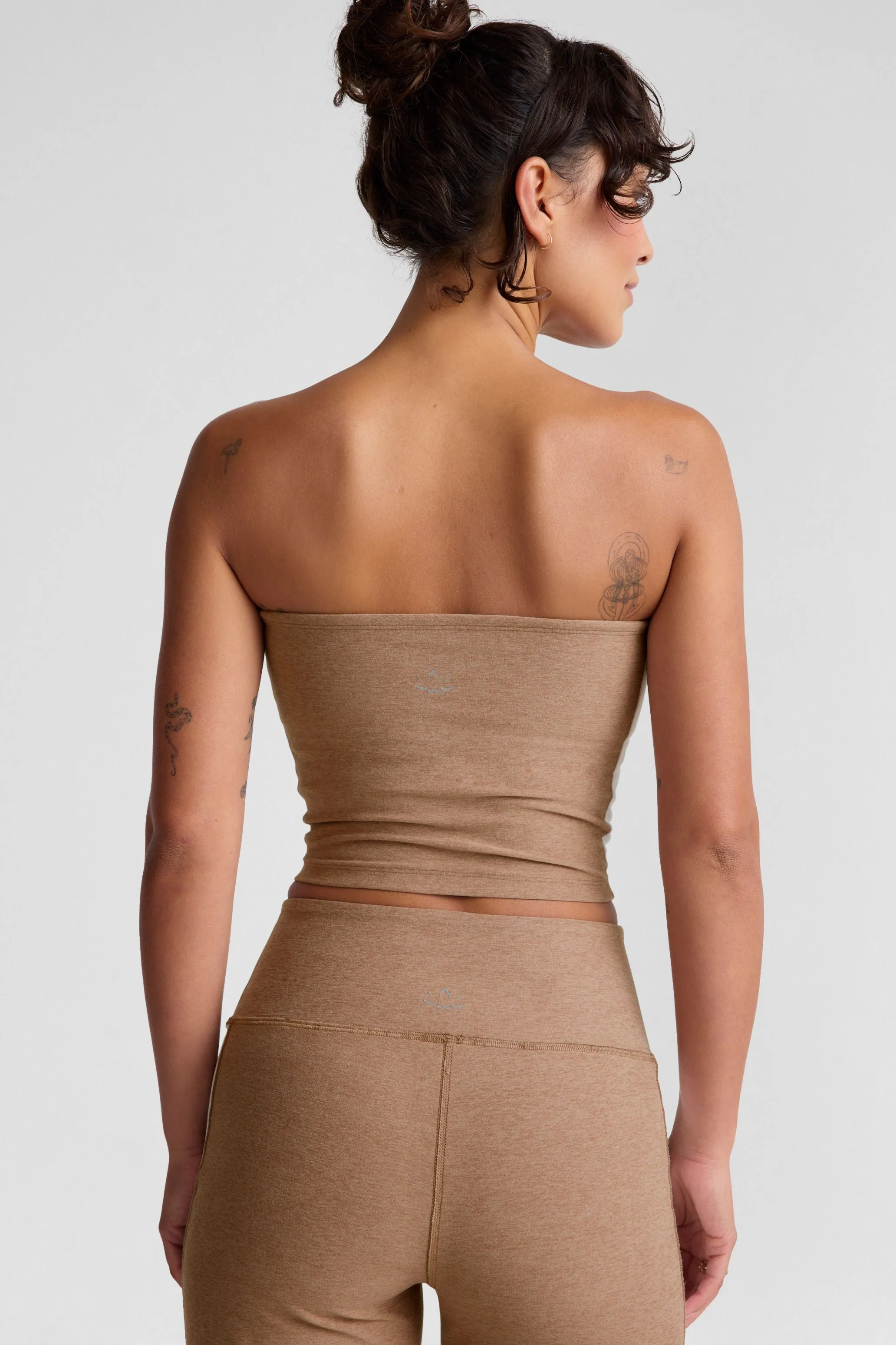 Spacedye Line Up Strapless Cropped Top