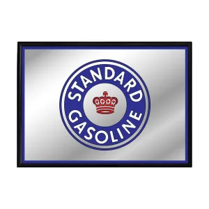Standard: Red Crown - Framed Mirrored Wall Sign