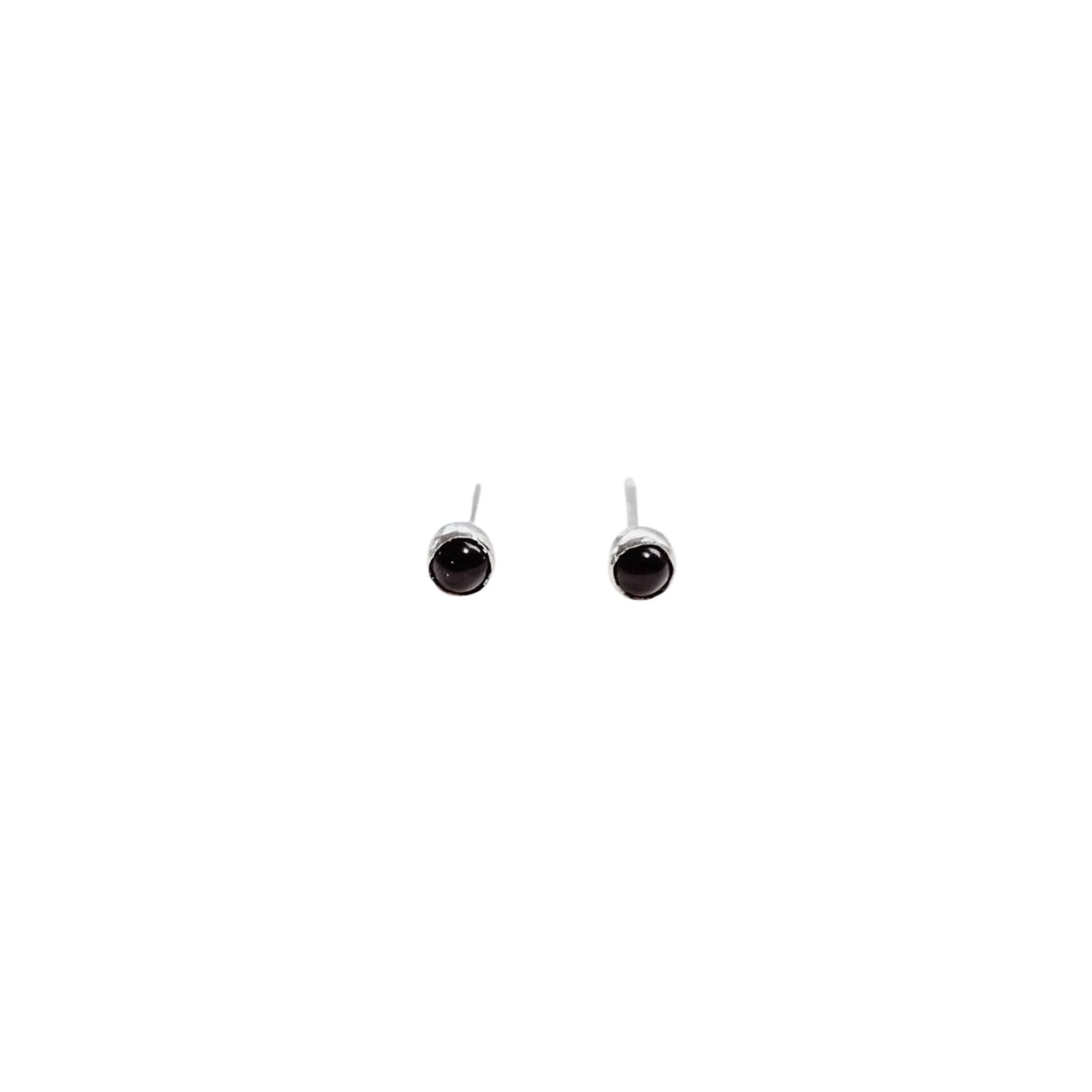 Sterling Silver Gemstone Studs