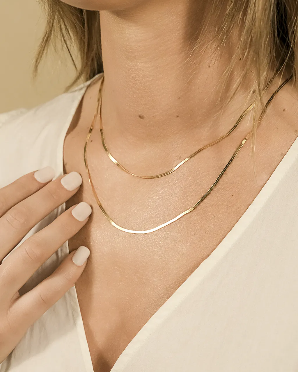 Sterling Silver Herringbone Chain