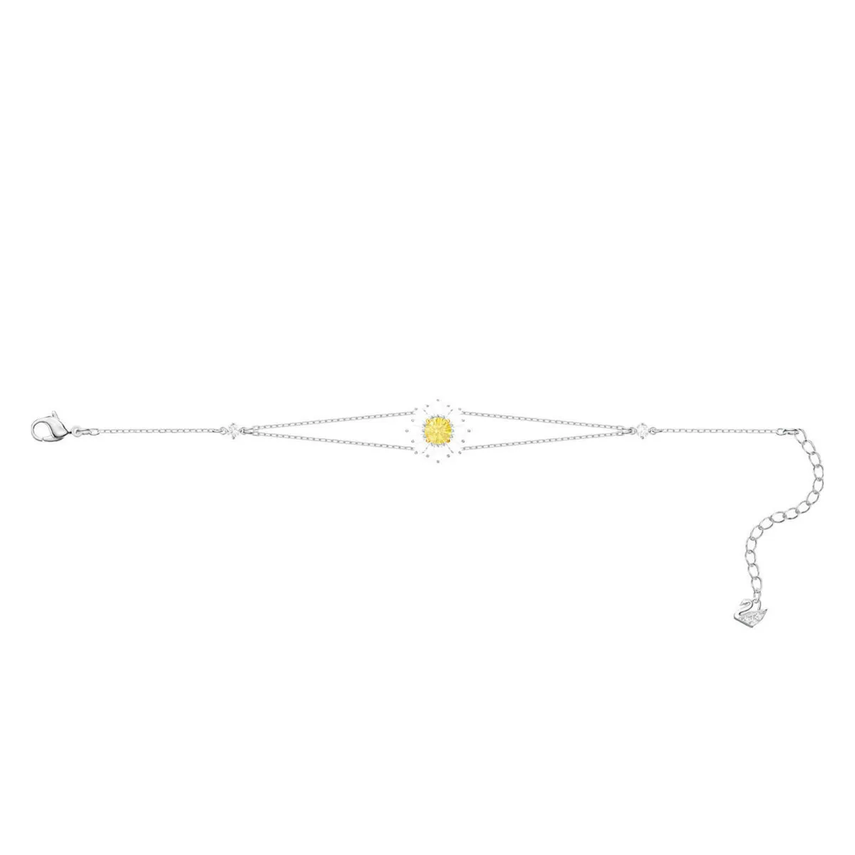 Sunshine Medium Yellow Rhodium Plating Bracelet