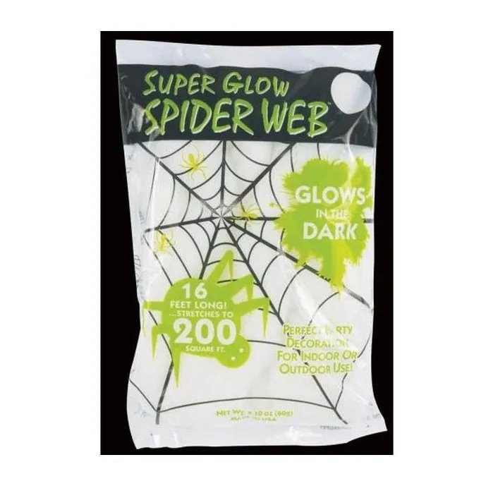Super Glow Spider Web
