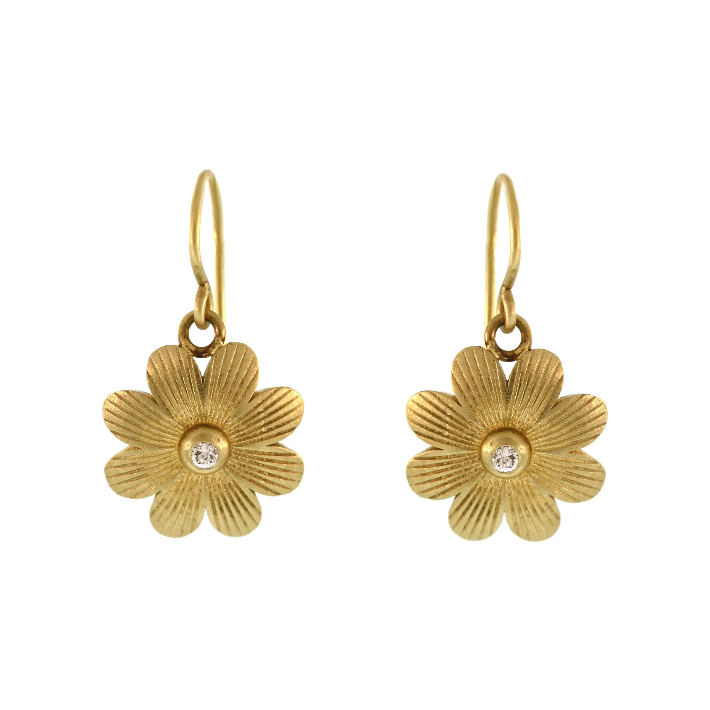 The Black Eyed Susan Flower Earrings