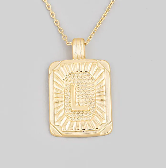 The Chain Initial Necklace - FINAL SALE