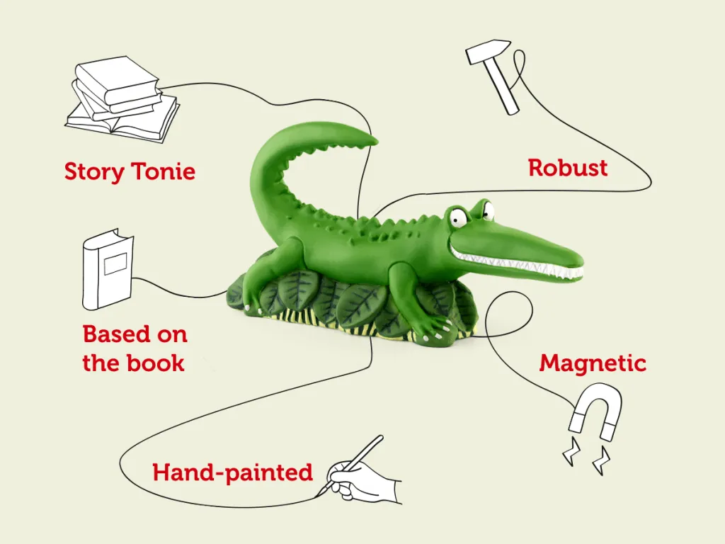 TONIES Roald Dahl - Enormous Crocodile Tonie Audio Character