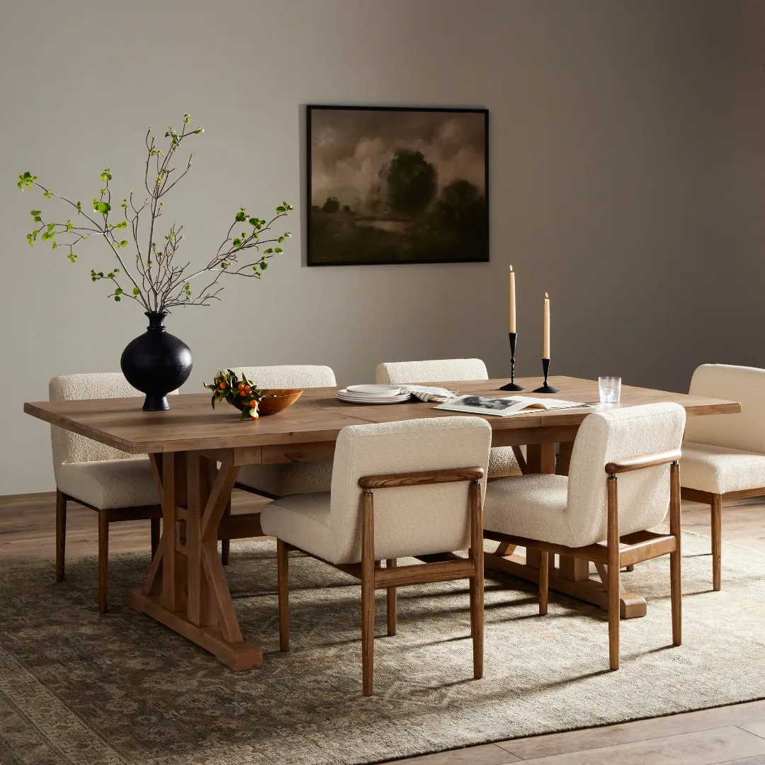 Tuscanspring Extension Dining Table-Sundried Wheat