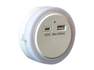 Uni-Com Night Light And Usb Charger