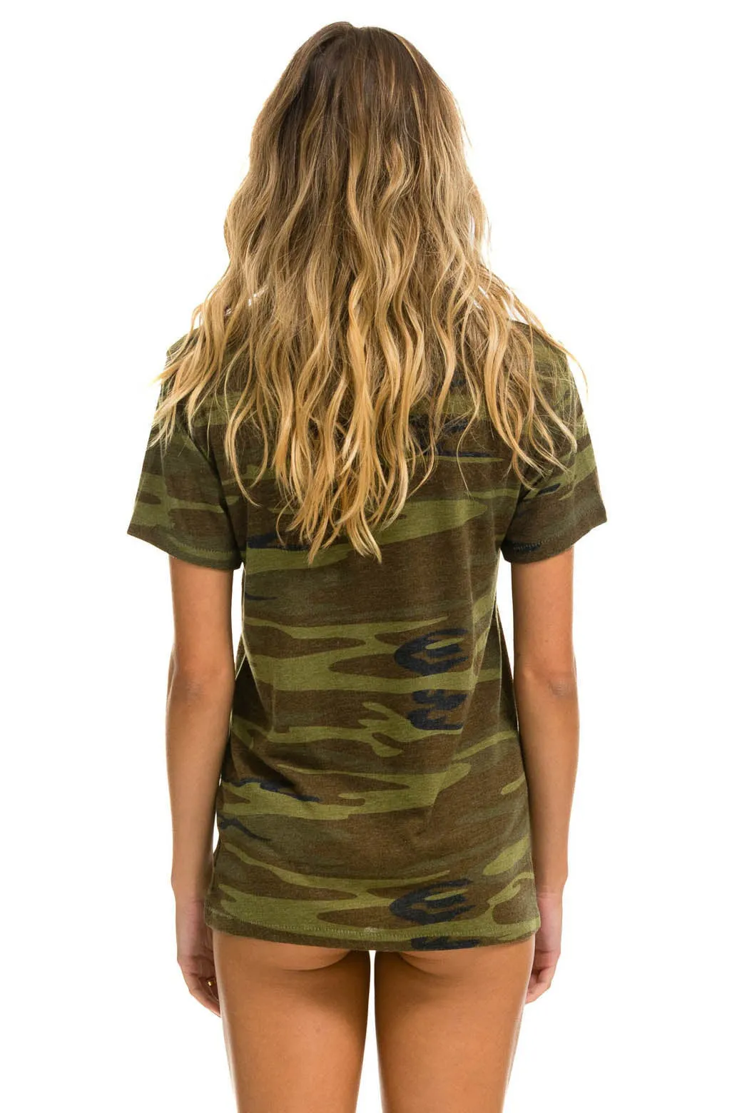 UNIVERSITY OF TEXAS CREW TEE SHIRT - CAMO