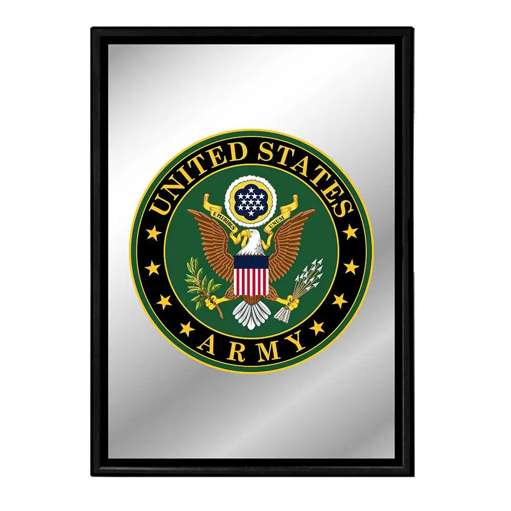 US Army Army: Seal - Framed Mirrored Wall Sign