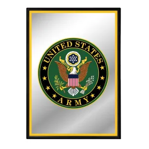 US Army Army: Seal - Framed Mirrored Wall Sign