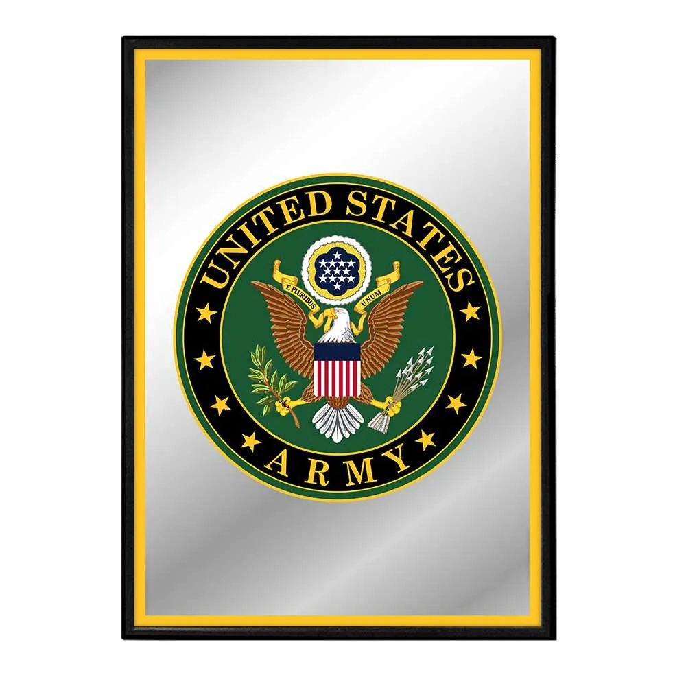 US Army Army: Seal - Framed Mirrored Wall Sign