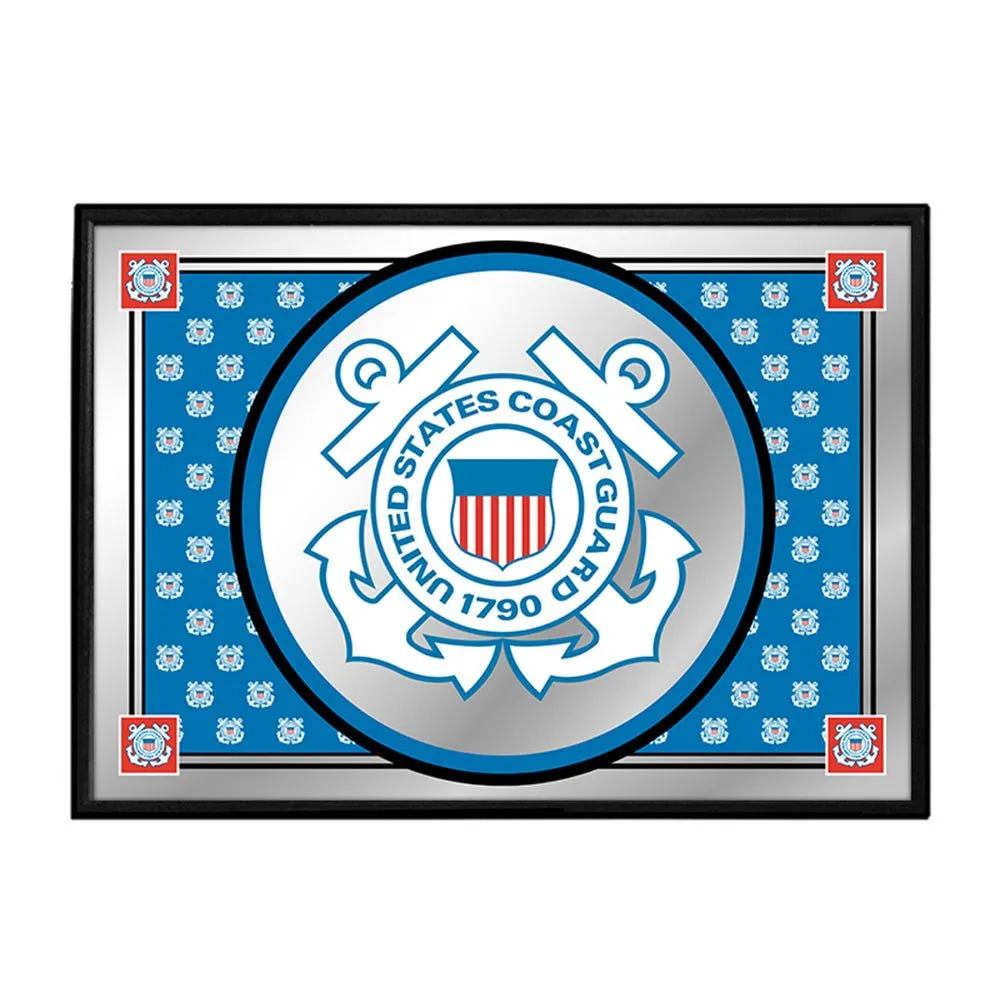 US Coast Guard: Pride Design - Framed Mirrored Wall Sign