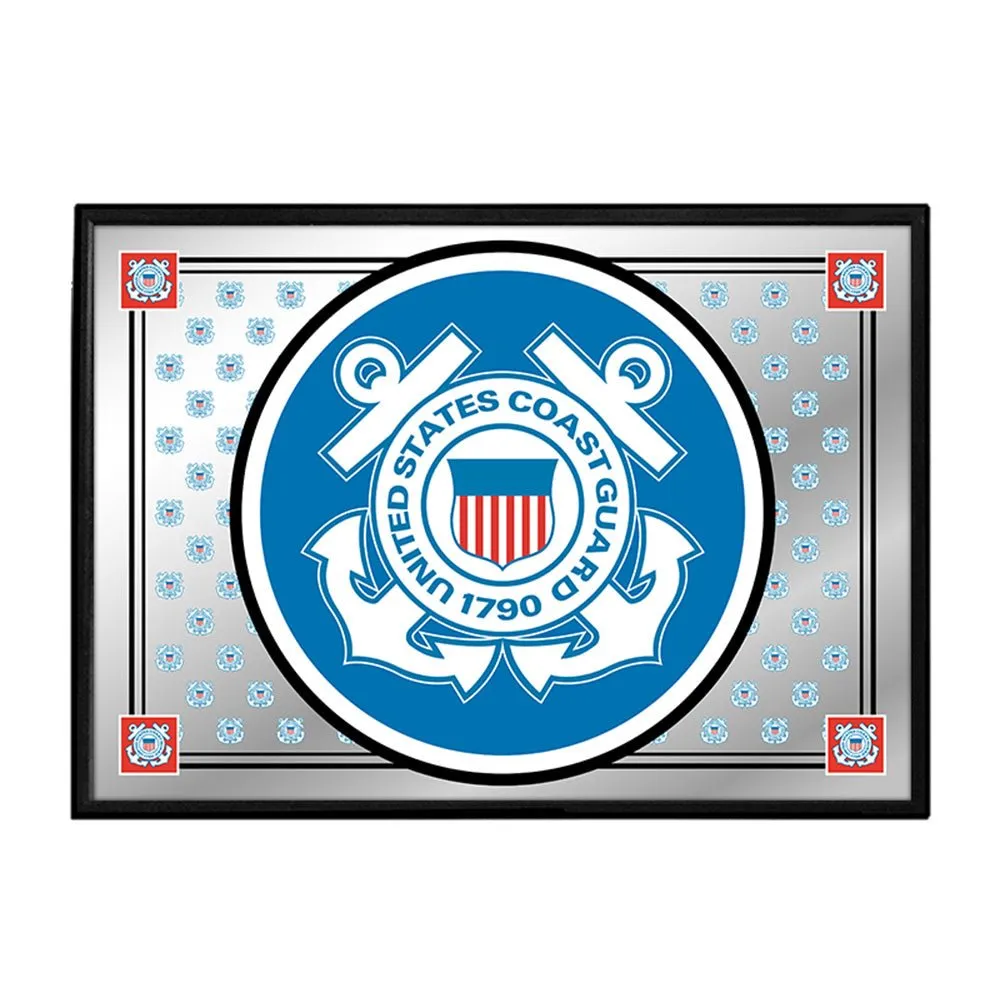 US Coast Guard: Pride Design - Framed Mirrored Wall Sign