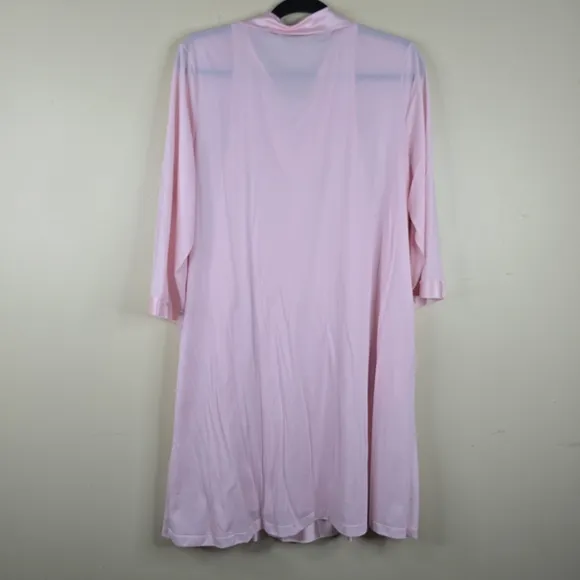 Vanity Fair Pink Nightgown &amp; Robe Set Size L