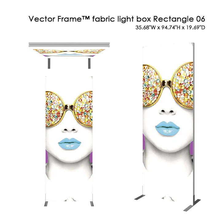 Vector Frame™ fabric light box Rectangle