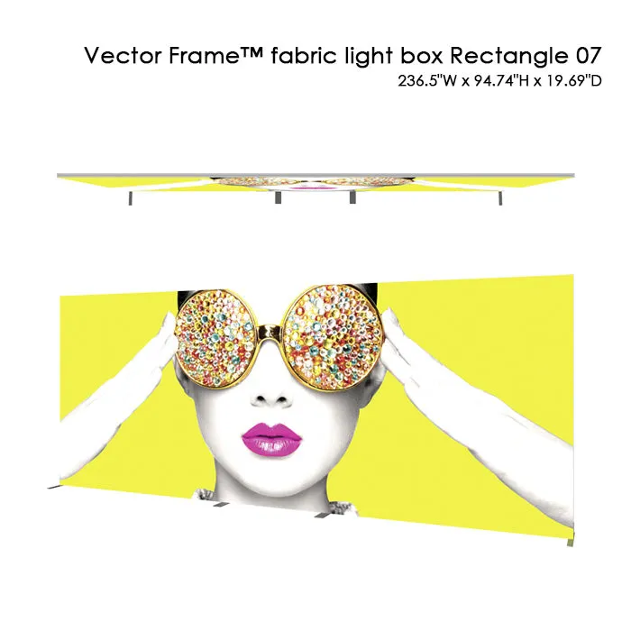 Vector Frame™ fabric light box Rectangle