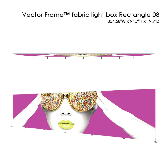 Vector Frame™ fabric light box Rectangle