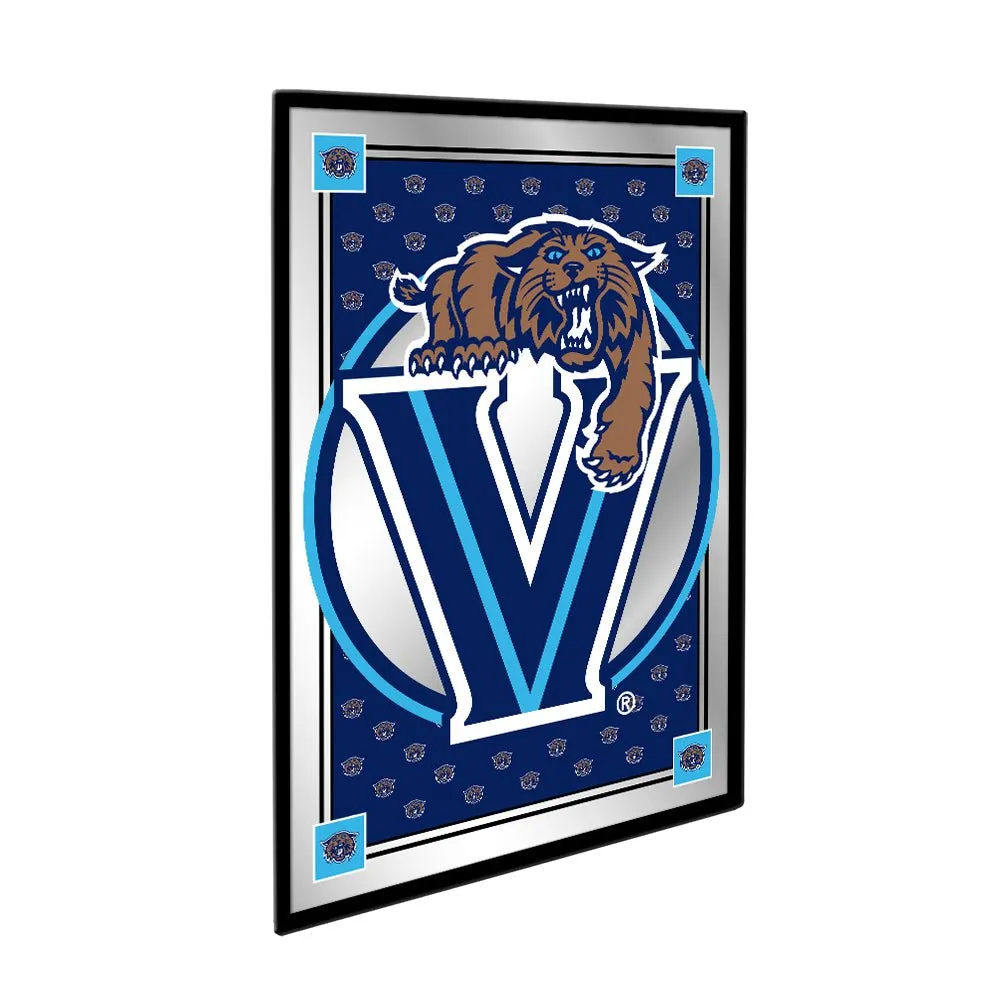 Villanova Cavaliers: Team Spirit, Mascot - Framed Mirrored Wall Sign