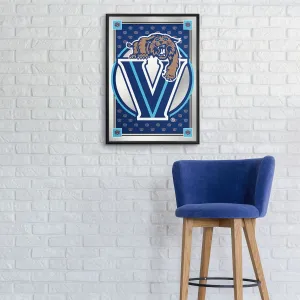Villanova Cavaliers: Team Spirit, Mascot - Framed Mirrored Wall Sign