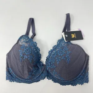 Wacoal Embrace Lace Plunge Bra 32D Underwire Adjustable 853291