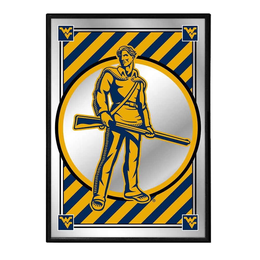 West Virginia Mountaineers: Team Spirit, Mascot - Framed Mirrored Wall Sign