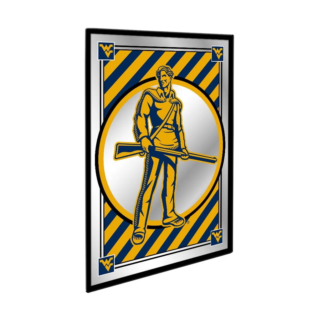 West Virginia Mountaineers: Team Spirit, Mascot - Framed Mirrored Wall Sign