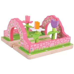 Wooden Train Big Jigs Flower Garden