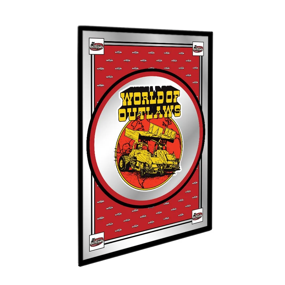 World of Outlaws: Spirit Design - Framed Mirrored Wall Sign