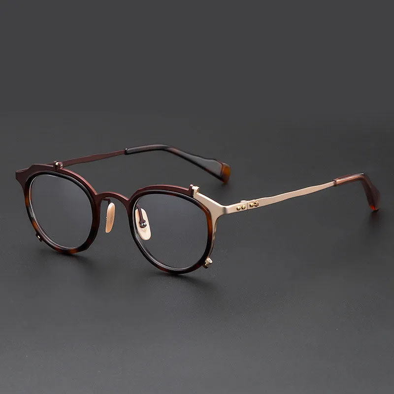 Wren Titanium Retro Hand Made Glasses Frame