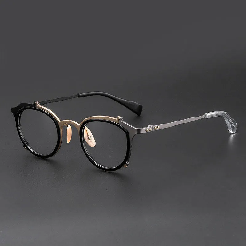 Wren Titanium Retro Hand Made Glasses Frame