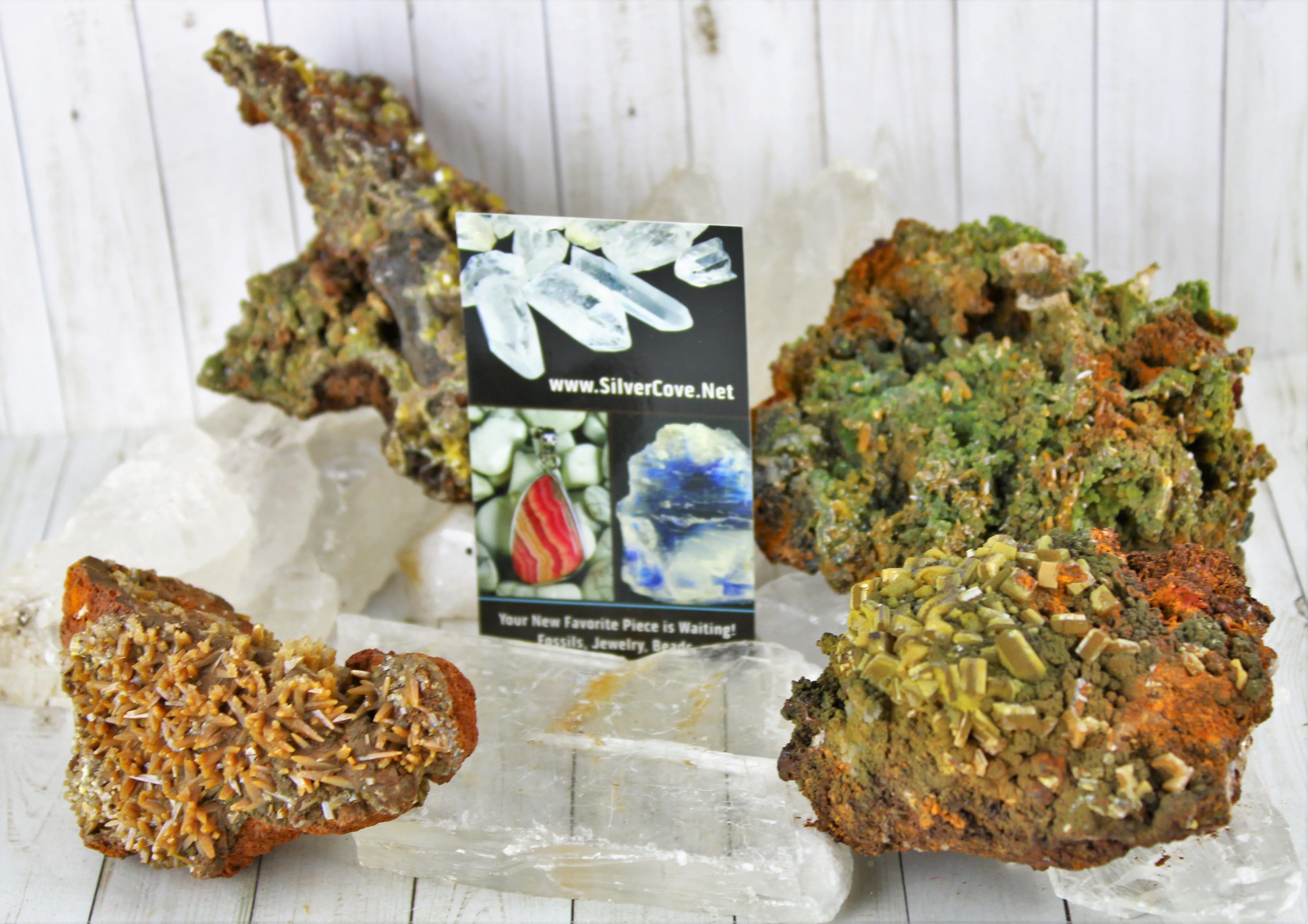 Wulfenite Specimens in Matrix