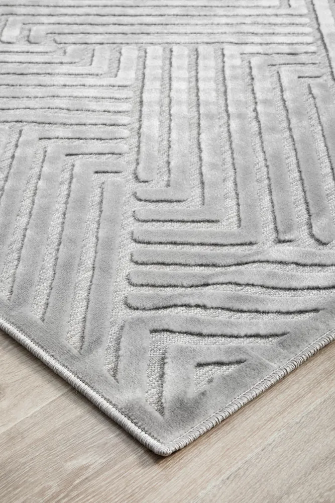 York Cindy Silver Rug
