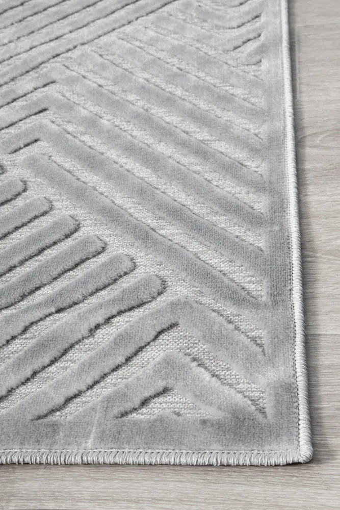 York Cindy Silver Rug
