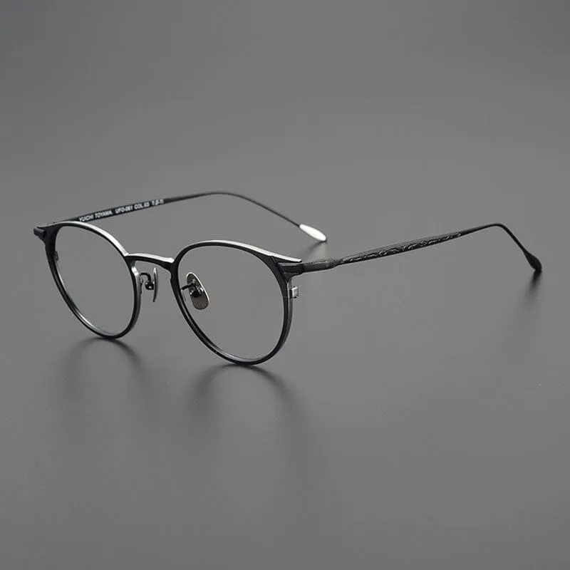 Zeke Vintage Titanium Glasses Frame