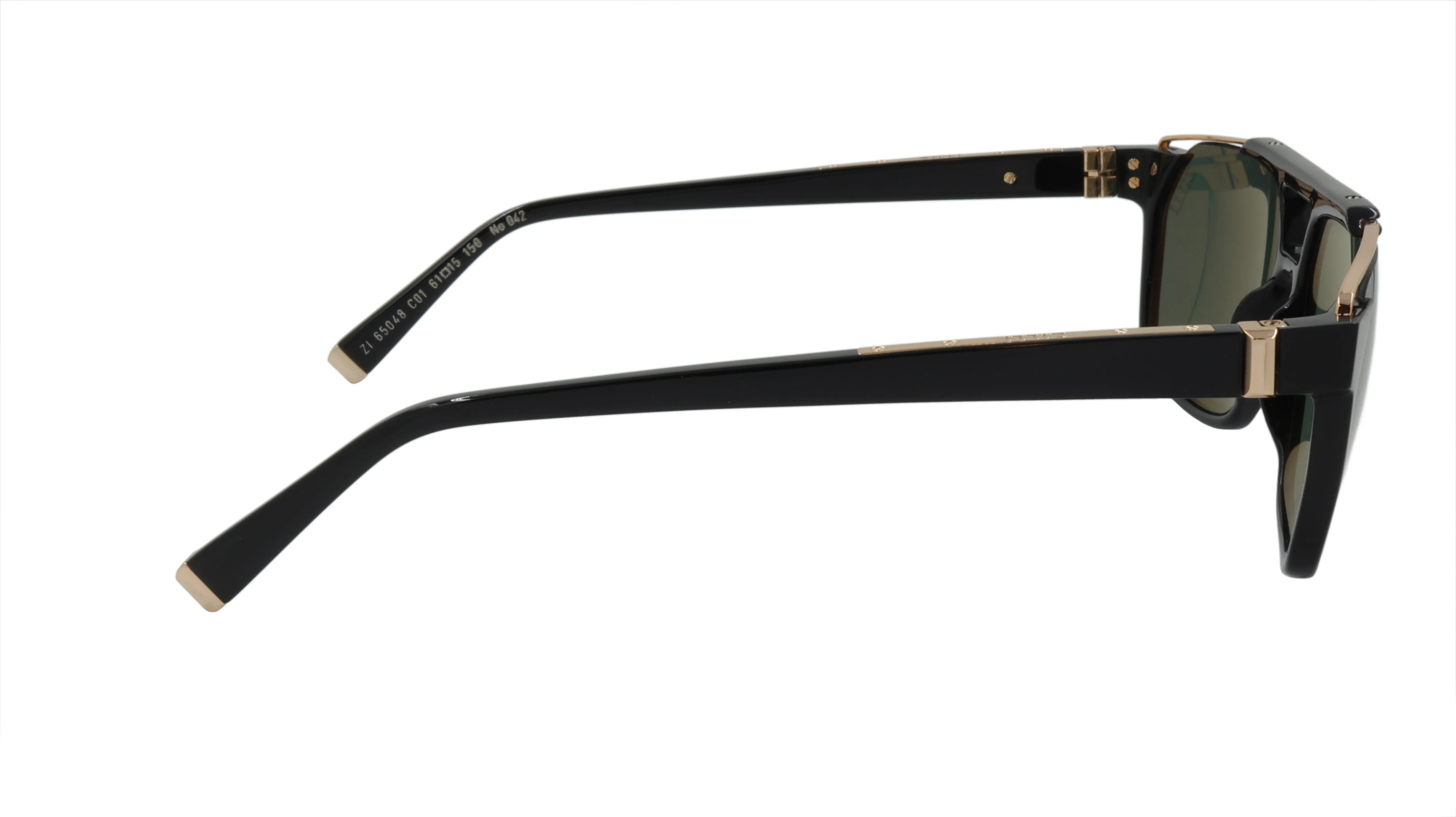 ZILLI Sunglasses Uniquely Crafted of Titanium and Acetate in Contrasting Colors