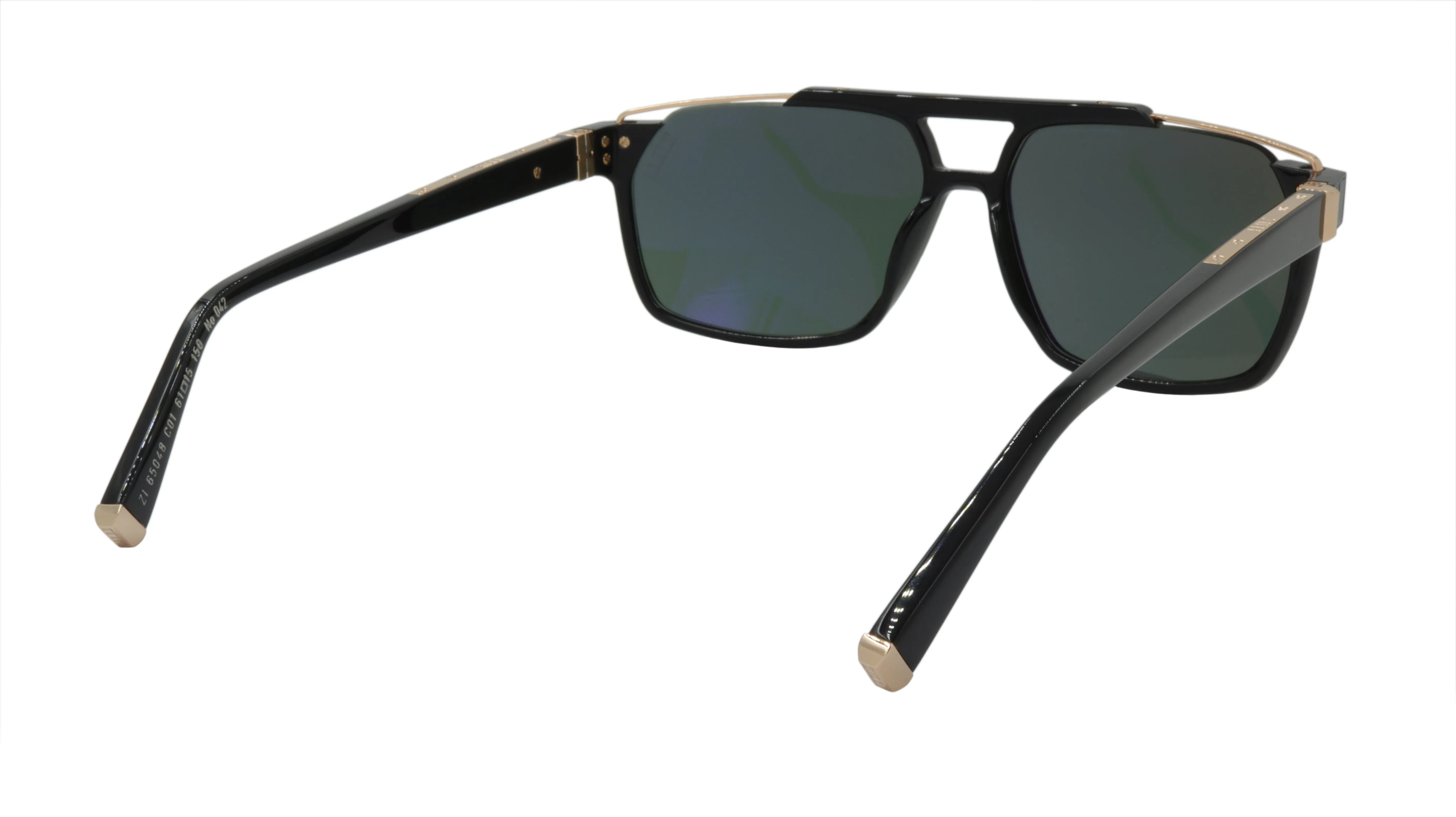 ZILLI Sunglasses Uniquely Crafted of Titanium and Acetate in Contrasting Colors