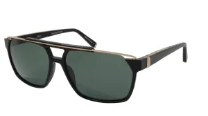 ZILLI Sunglasses Uniquely Crafted of Titanium and Acetate in Contrasting Colors
